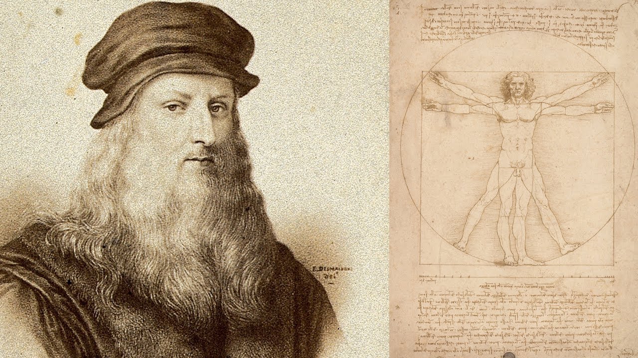 Leonardo da Vinci og den vitruvianske mannen